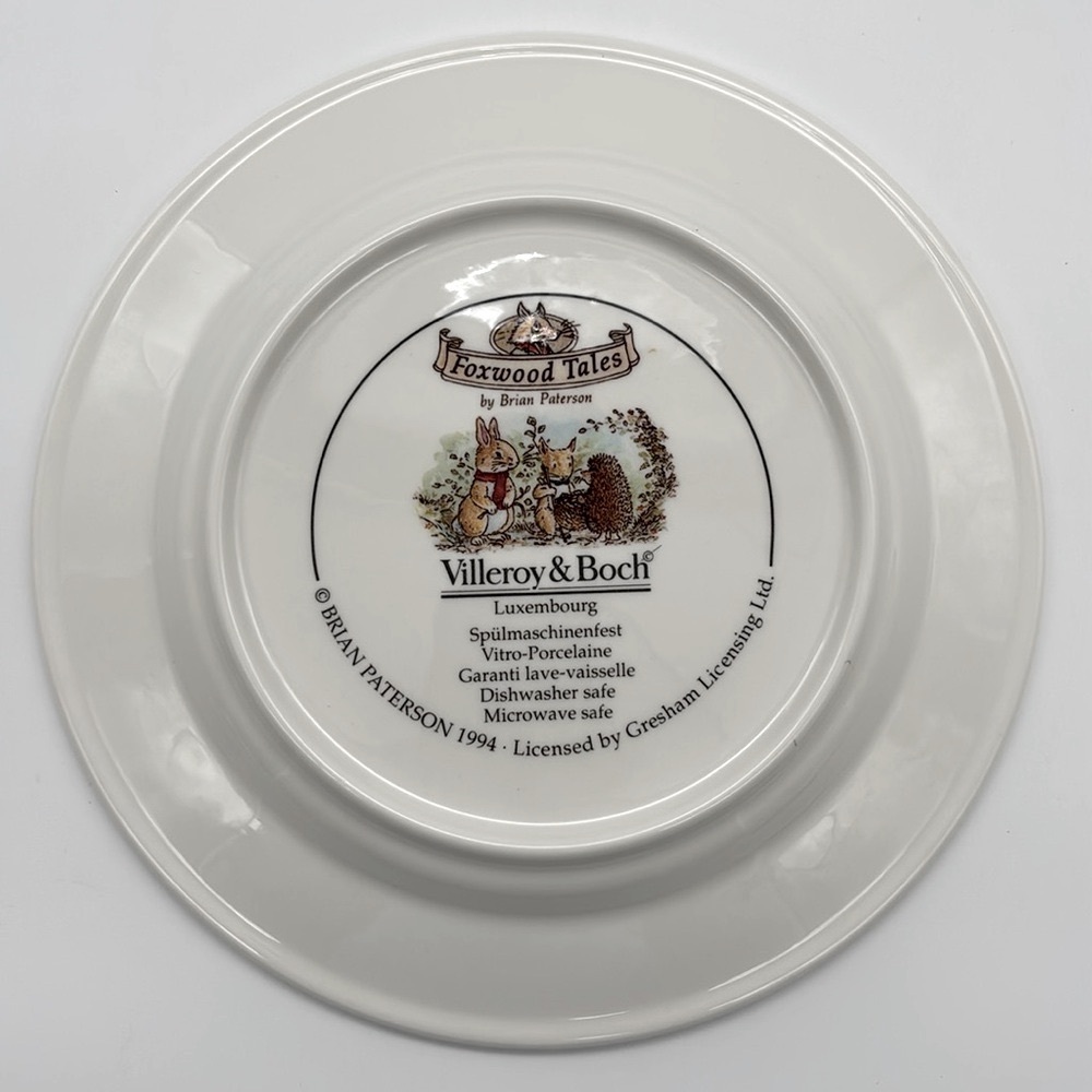 Vintage Villeroy & Boch Foxwood Tales 8“ Salad/Dessert Plate “Candy Store” - Picture 2 of 4